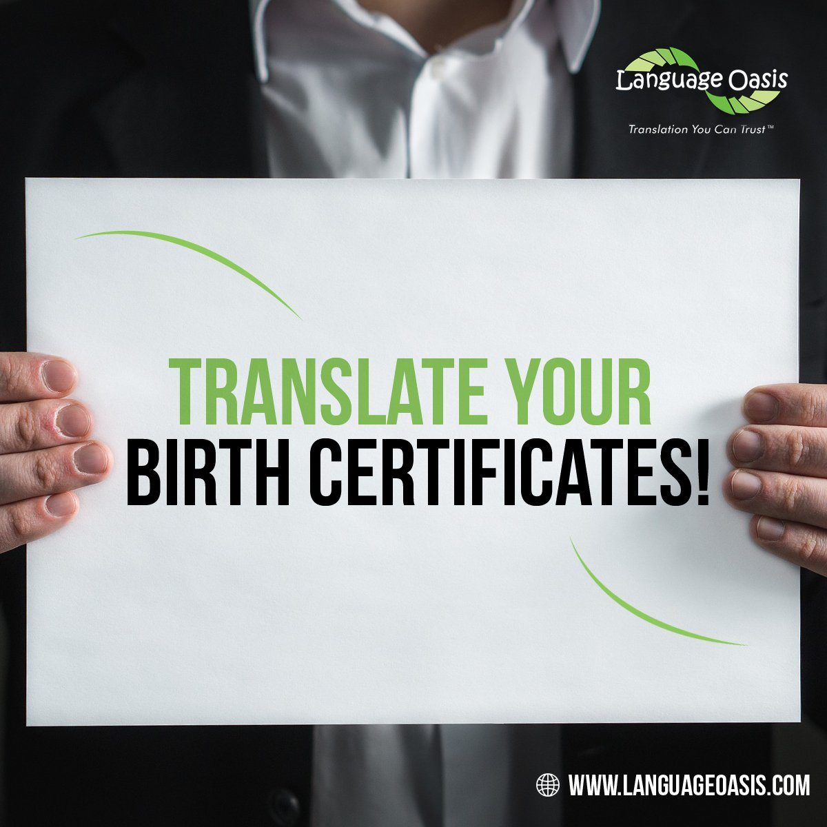 Birth Certificate Translation